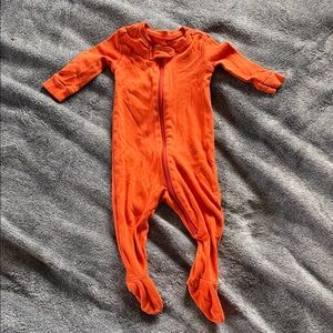 Primary Cozy Orange Kids One Piece